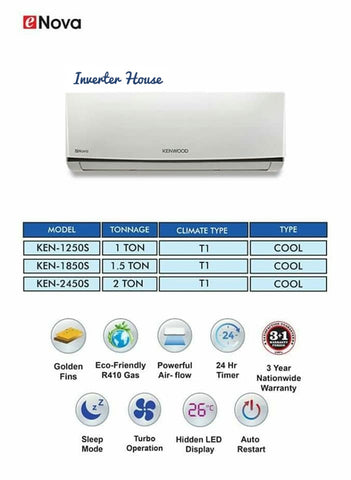 Knewood 1.5 Ton Sada (non inverter)