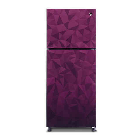 PEL PRCGD 21950 Glass Door Curved - Capacity 410Liters Refrigerator Color Purple.