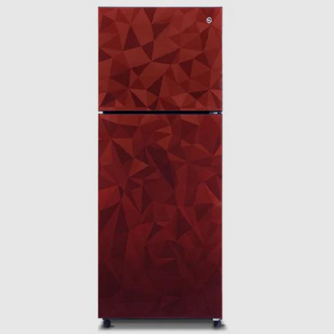 PEL PRCGD 21850 Glass Door - 390 Liters Capacity Color Maroon Refrigerator .